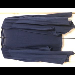 Large dark blue cardigan